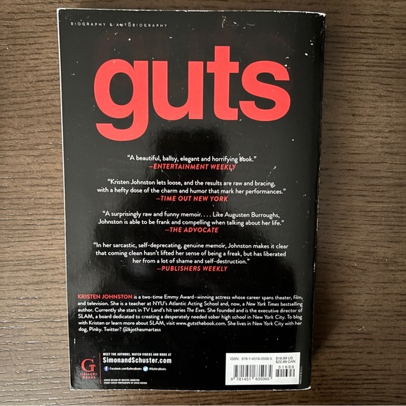 Guts by Kristen Johnson (paperback) - Picture 2 of 4